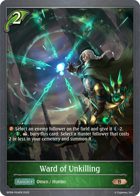 Ward of Unkilling - Premium - Shadowverse Evolve