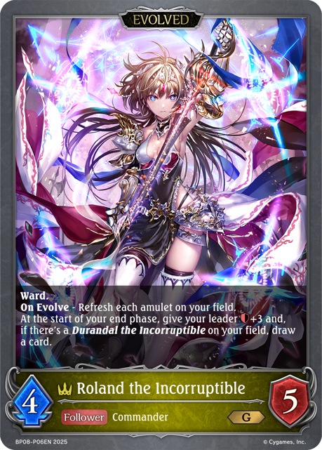 Roland the Incorruptible (Evo) - Premium - Shadowverse Evolve