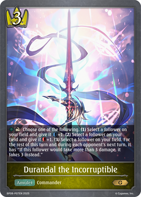 Durandal the Incorruptible - Premium - Shadowverse Evolve