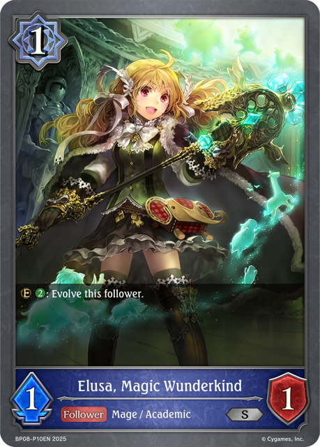 Elusa, Magic Wunderkind - Premium - Shadowverse Evolve