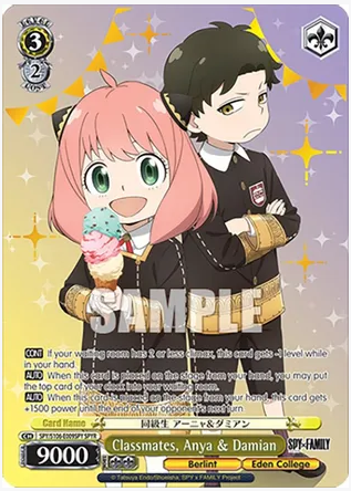 Classmates, Anya & Damian SPY/S106-E009SPY SPYR