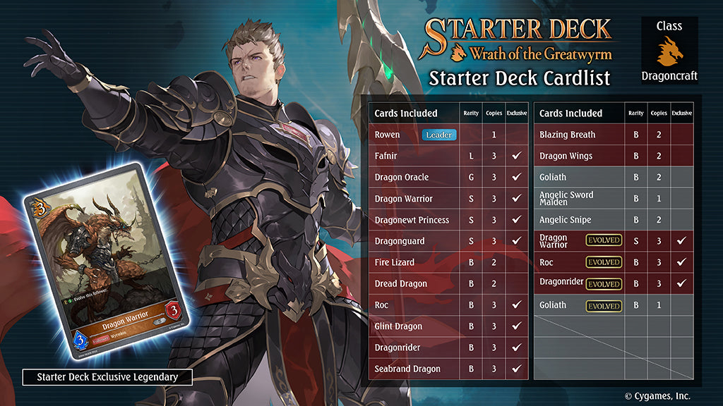 Shadowverse: Evolve - Wrath of the Greatwyrm Starter Deck