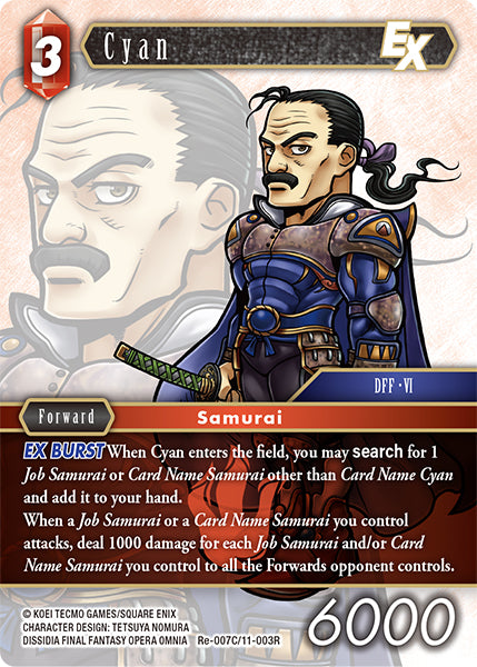 Cyan - Final Fantasy TCG