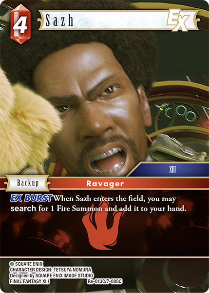 Sazh - Final Fantasy TCG