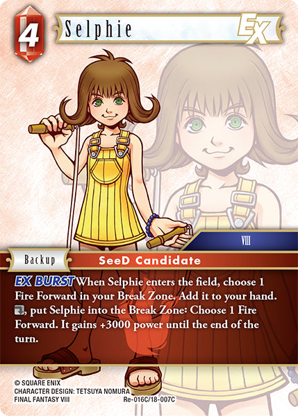 Selphie - Final Fantasy TCG