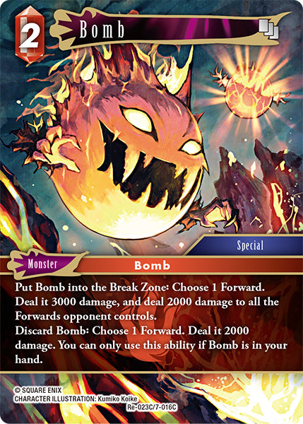 Foil - Bomb - Final Fantasy TCG