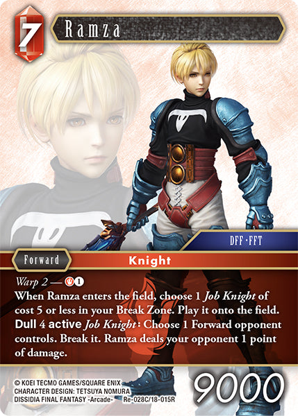 Foil - Ramza - Final Fantasy TCG
