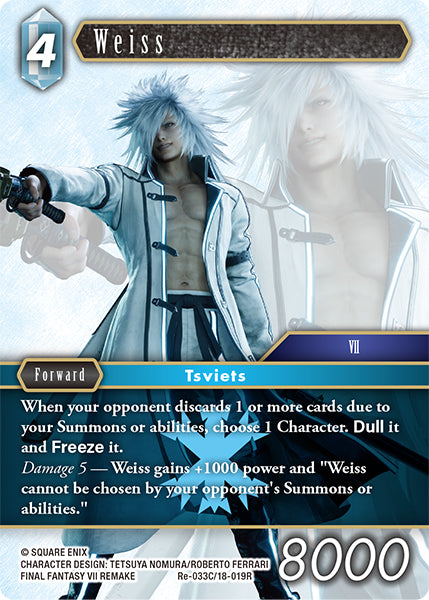 Foil - Weiss - Final Fantasy TCG