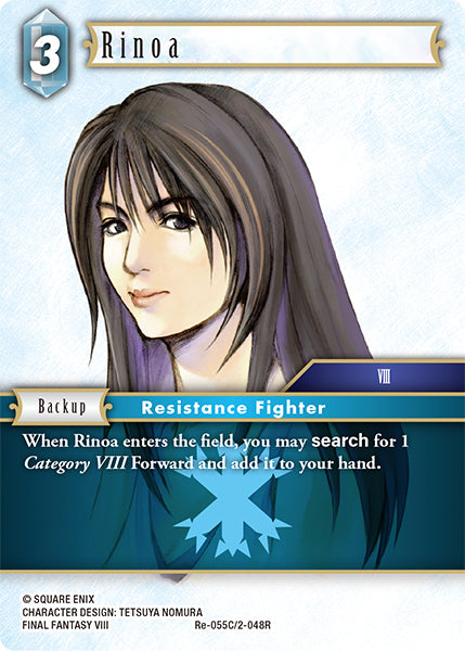 Foil - Rinoa (2-048R) - Final Fantasy TCG