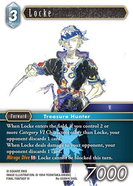 Foil - Locke - Final Fantasy TCG