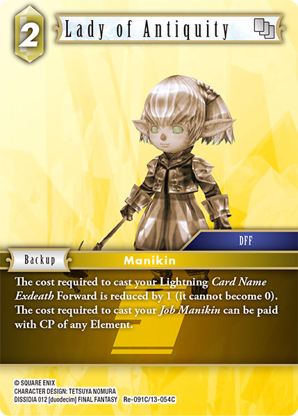 Lady of Antiquity - Final Fantasy TCG