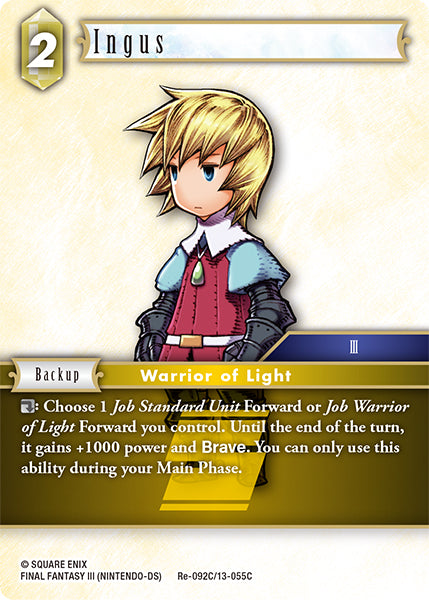 Foil - Ingus - Final Fantasy TCG