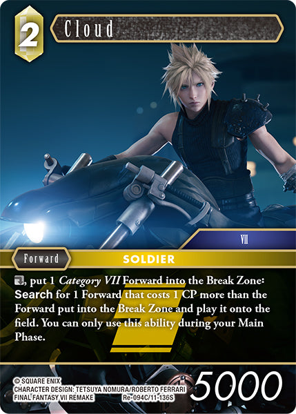 Foil - Cloud (11-136S) - Final Fantasy TCG