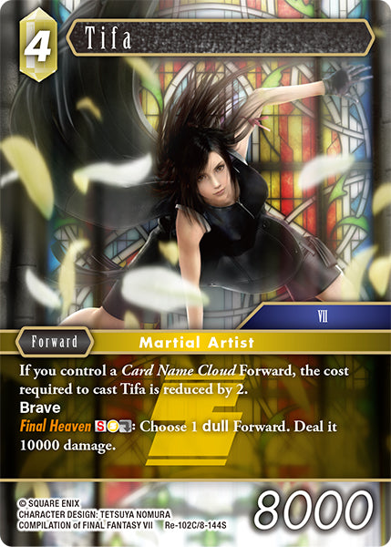 Tifa (8-144S) - Final Fantasy TCG