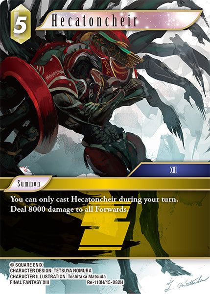Foil - Hecatoncheir (15-082H) - Final Fantasy TCG