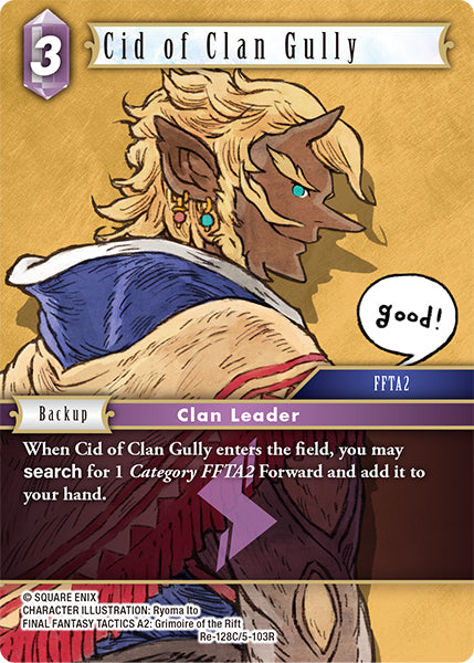 Foil - Cid of Clan Gully - Final Fantasy TCG