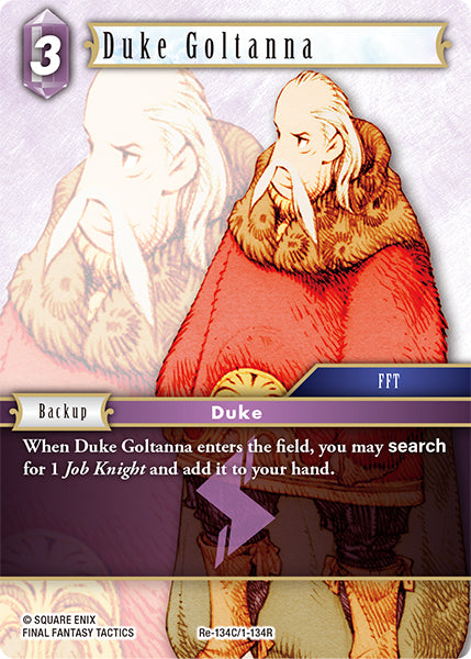 Foil - Duke Goltanna - Final Fantasy TCG