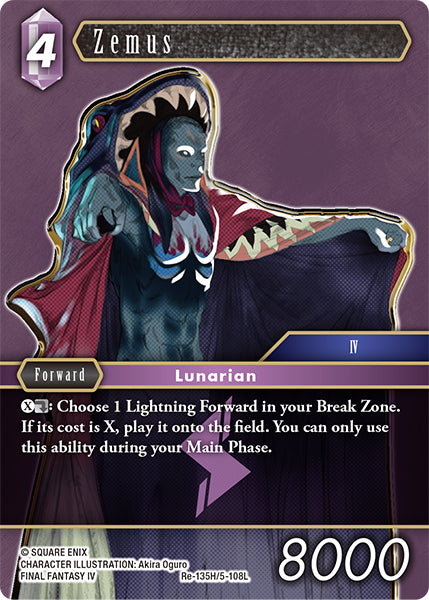 Zemus - Final Fantasy TCG