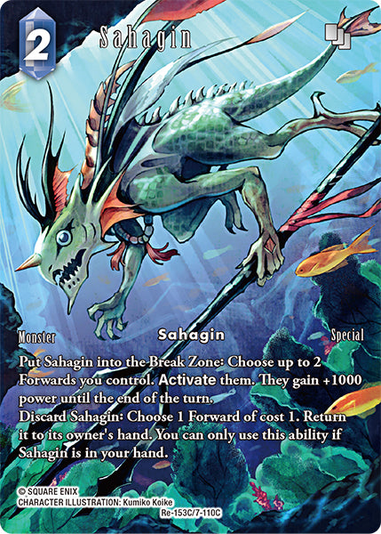 Sahagin (Full Art) - Final Fantasy TCG