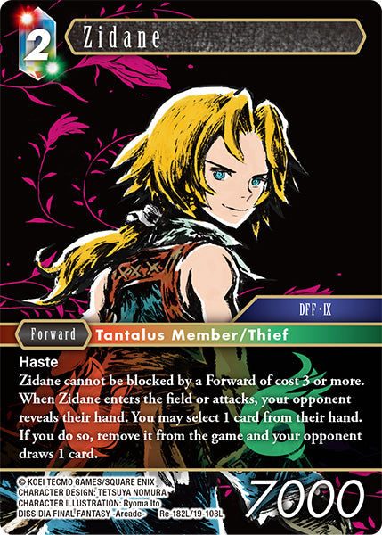 Foil - Zidane - Final Fantasy TCG