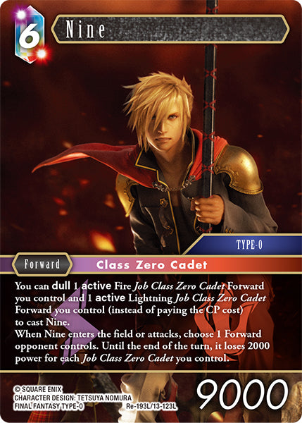Foil - Nine - Final Fantasy TCG