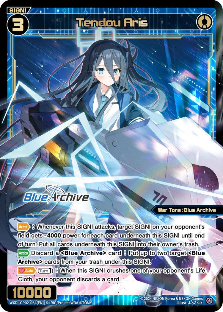 Wixoss - Blue Archive Diva Tendou Aris