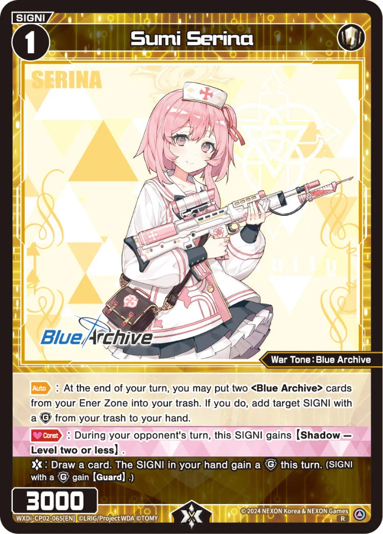 Wixoss - Blue Archive Diva Sumi Serina