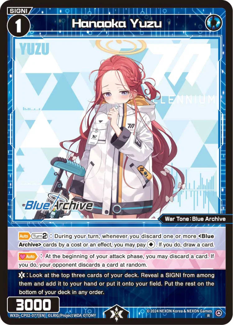 Wixoss - Blue Archive Diva Hanaoka Yuzu