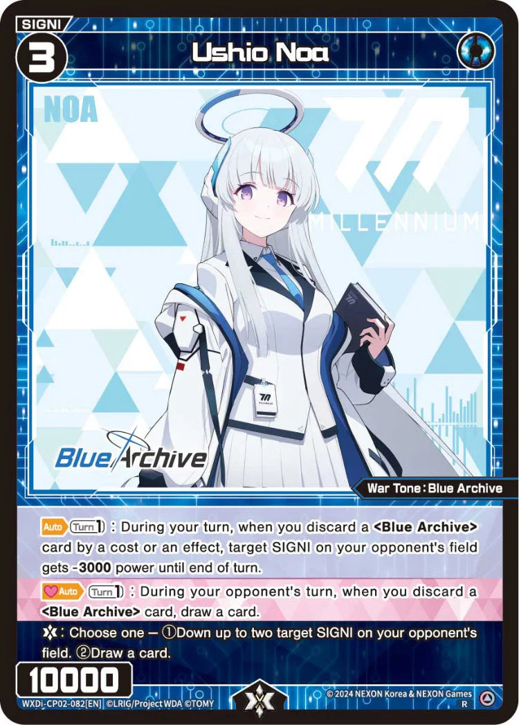 Wixoss - Blue Archive Diva Ushio Noa
