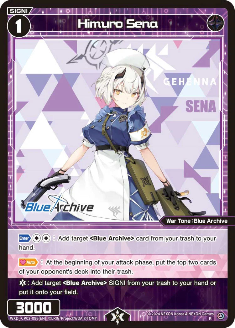Wixoss - Blue Archive Diva Himuro Sena