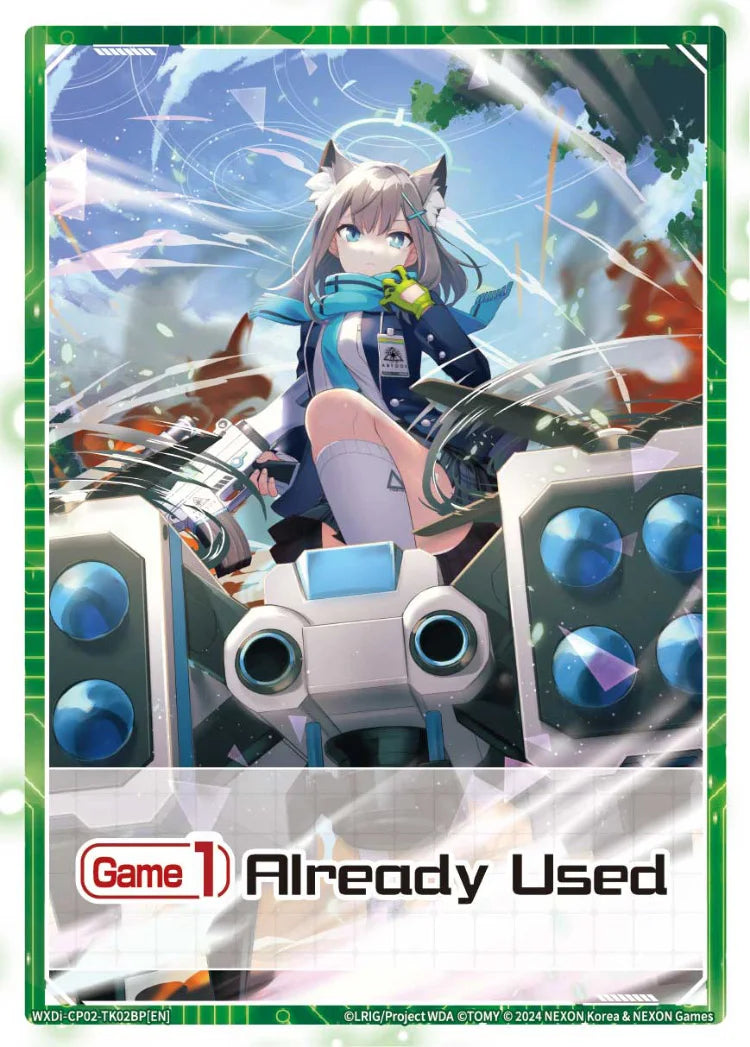Wixoss - Blue Archive Diva Water Cloud/{1/Game} Already Used