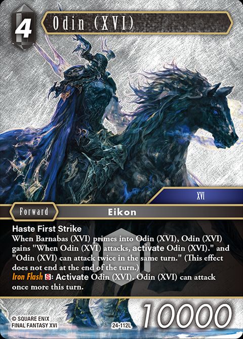 Odin (XVI) - Foil - Final Fantasy TCG