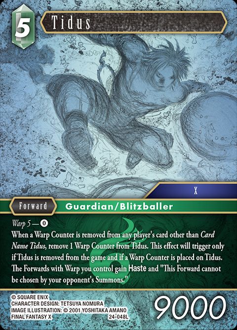 Tidus (24-048L) - Foil - Final Fantasy TCG