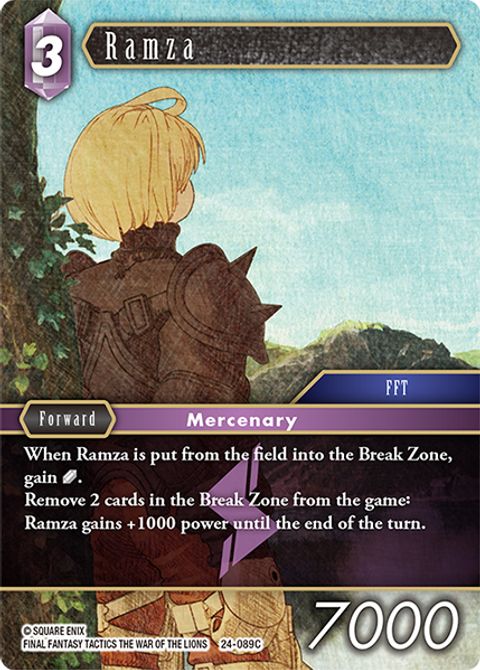 Ramza - Foil - Final Fantasy TCG