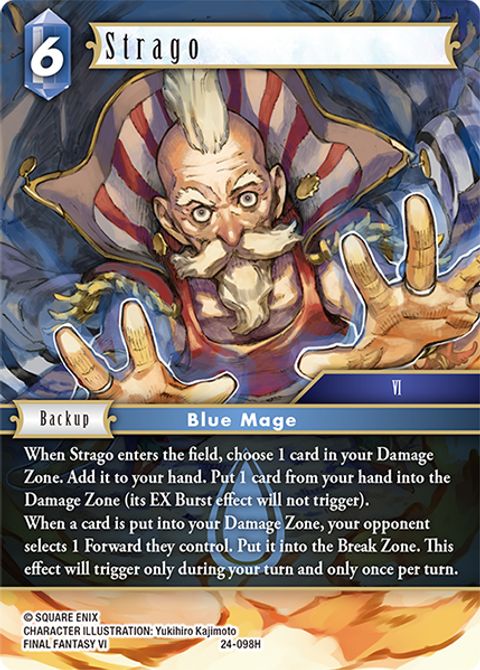 Strago - Foil - Final Fantasy TCG