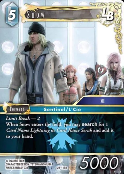 Snow LB - Foil - Final Fantasy TCG