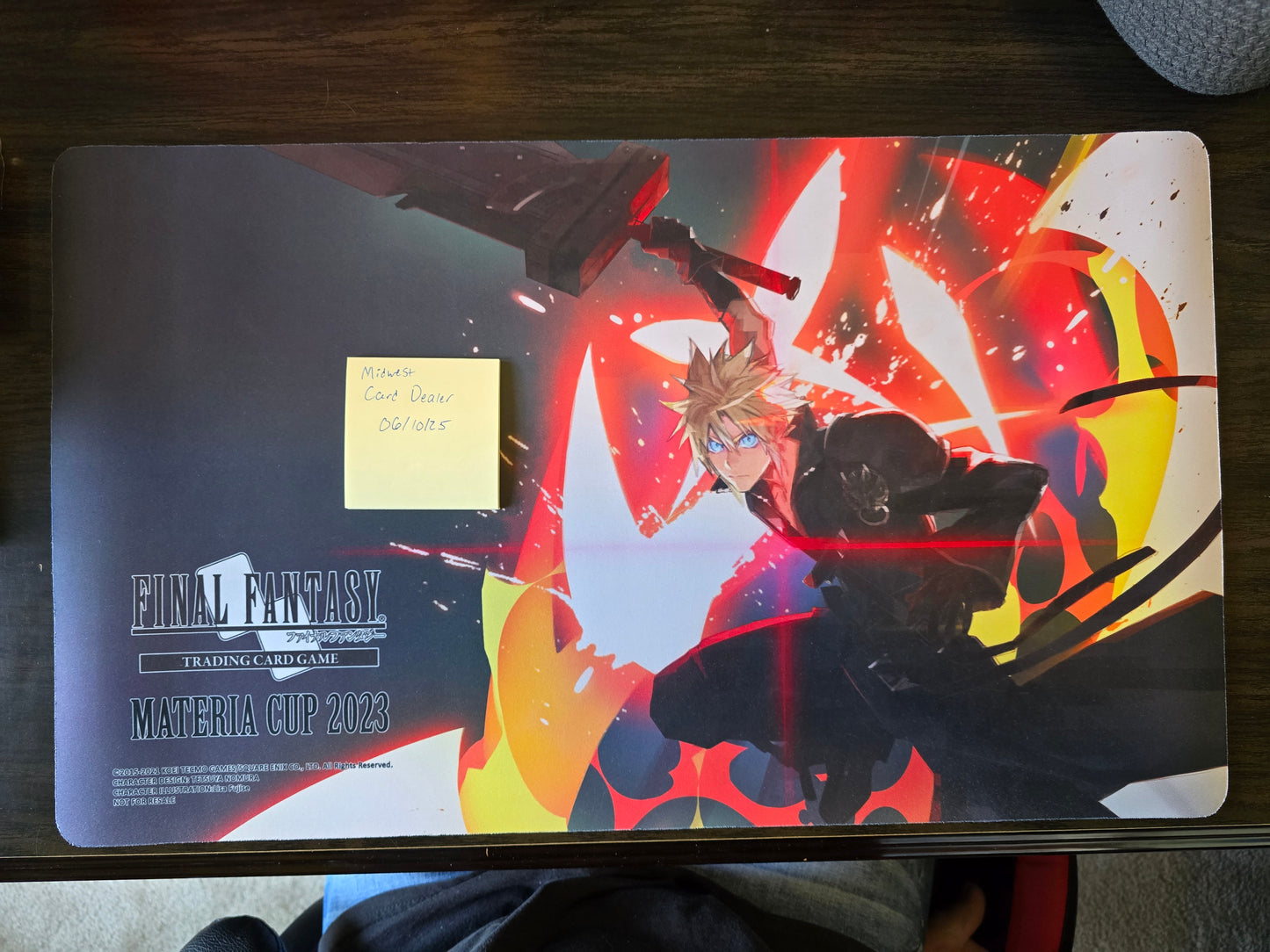 Final Fantasy TCG Materia Cup 2023 "Cloud" Playmat