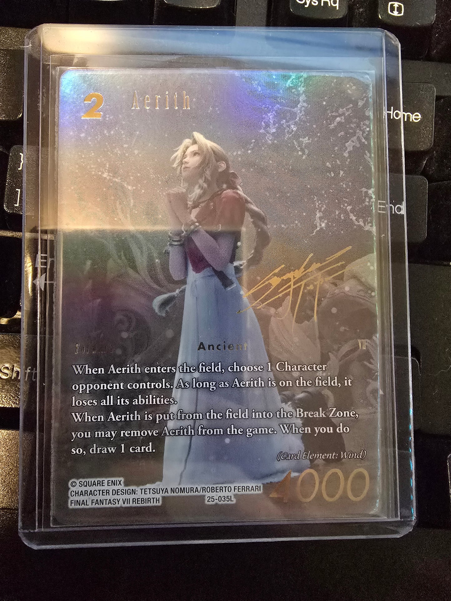 Aerith 25-035L (Full Art Signature)