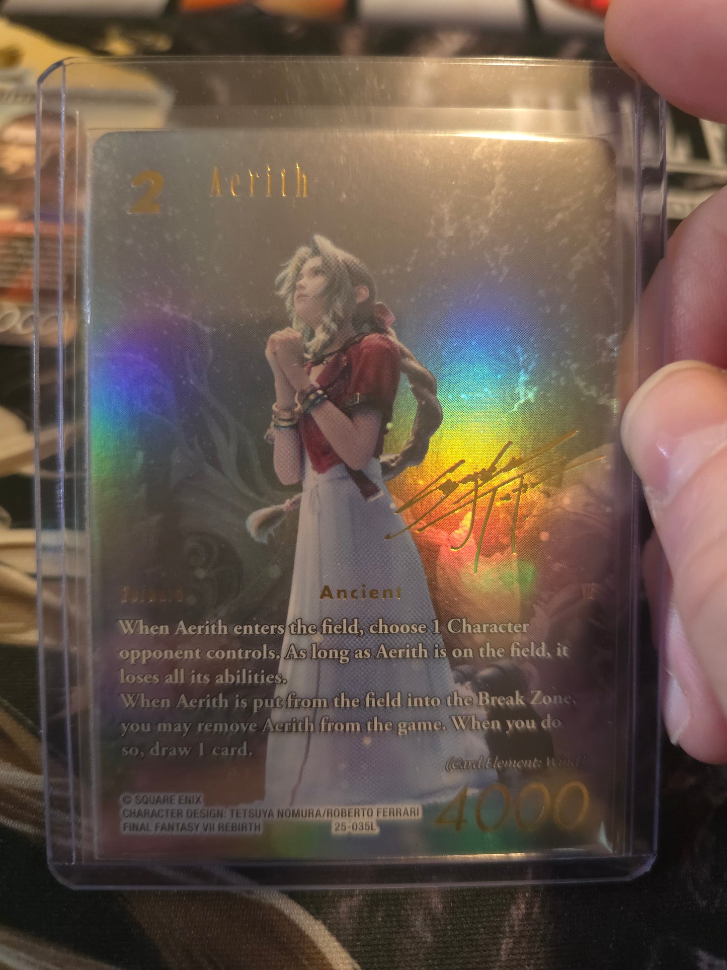 Aerith 25-035L (Full Art Signature)
