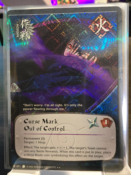 Curse Mark Out of Control (071) Diamond Foil