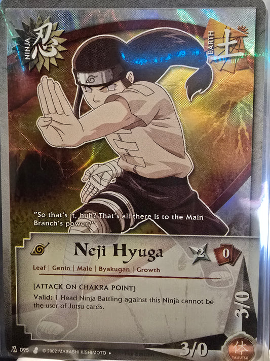 [Attack On Chakra Point] Neji Hyuga (095) 1st Edition Wavy Foil