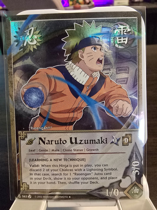 [Learning A New Technique] Naruto Uzumaki (563) 1st Edition Foil