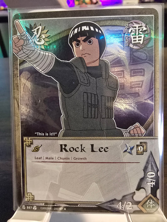 Rock Lee (557) 1st Edition Foil
