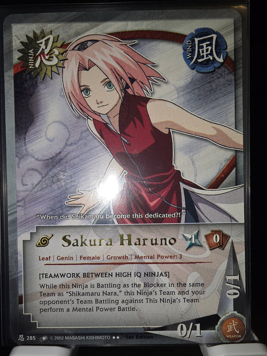 [Teamwork Between High IQ Ninjas] Sakura Haruno (285) 1st Edition Gold Text