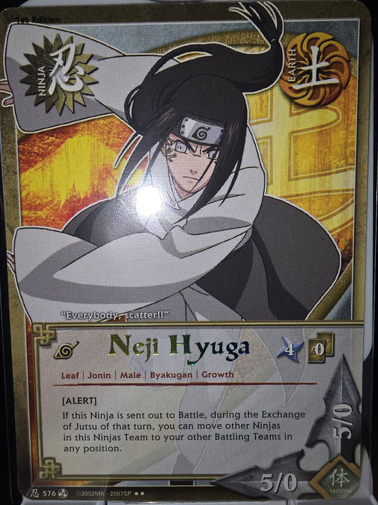 [Alert] Neji Hyuga (576) 1st Edition Rainbow Text