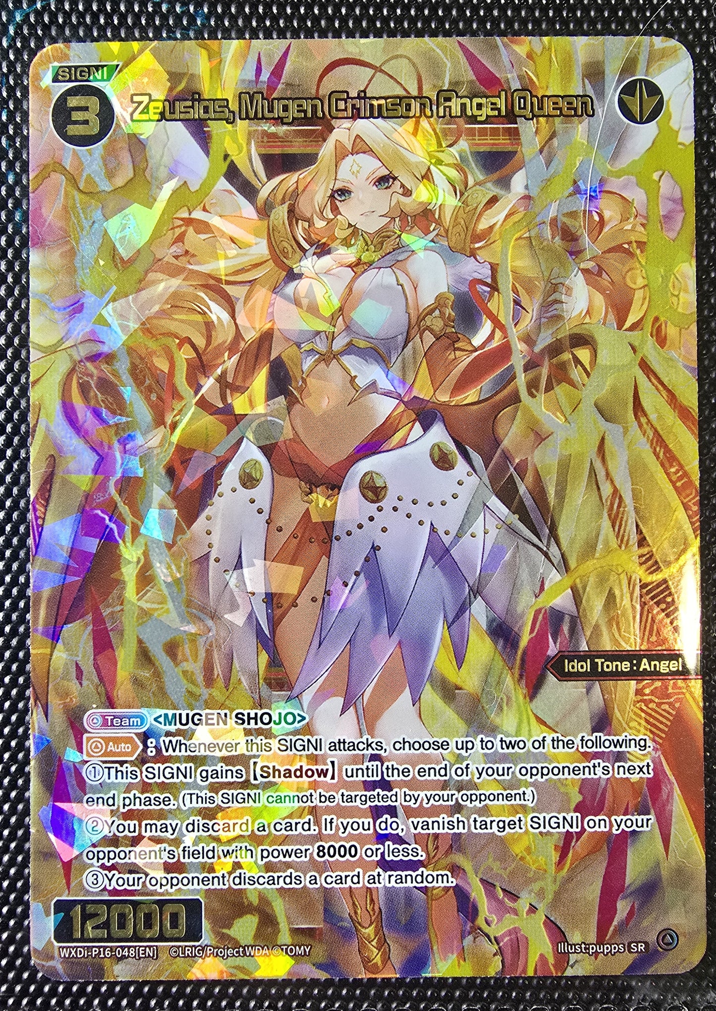Zeusias, Mugen Crimson Angel Queen - Wixoss Legendary Diva