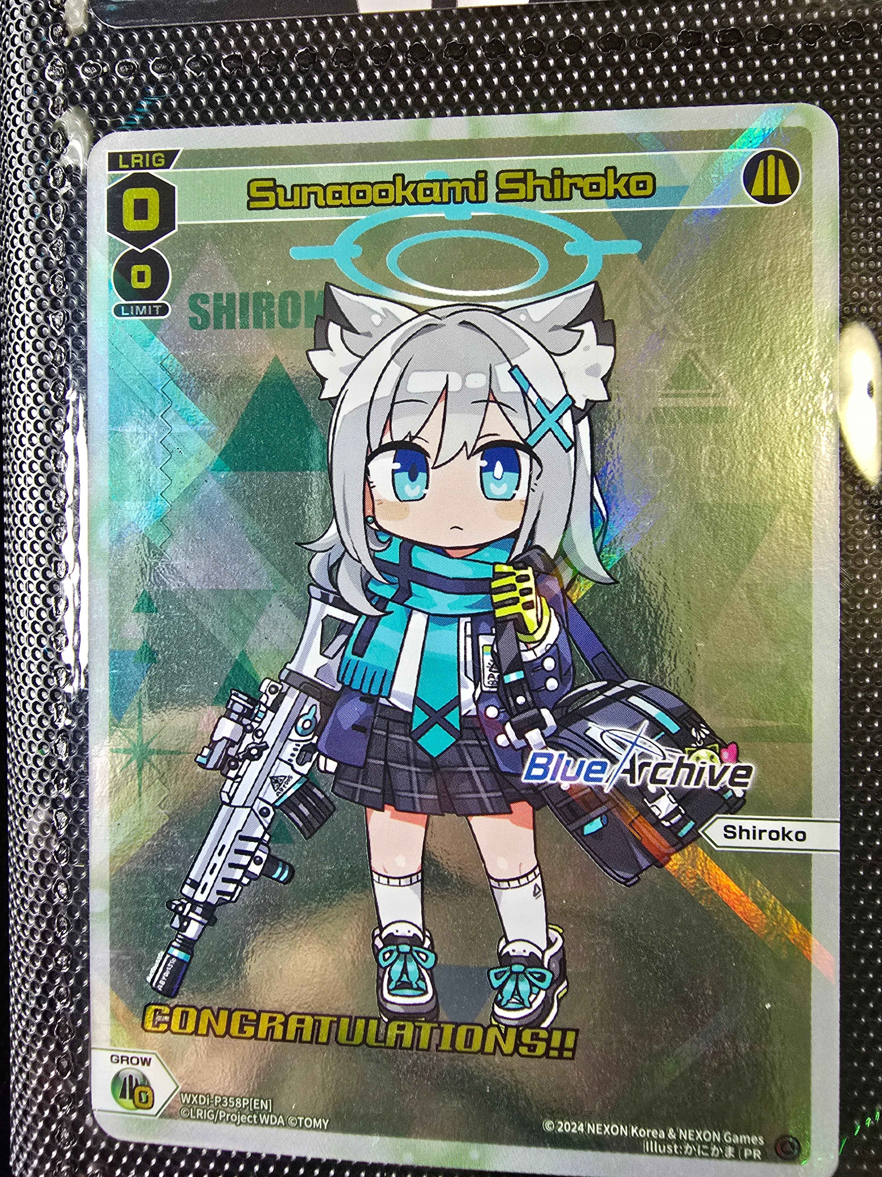Sunaookami Shiroko (Congrats) - Wixoss Promos – Midwest Card Dealer
