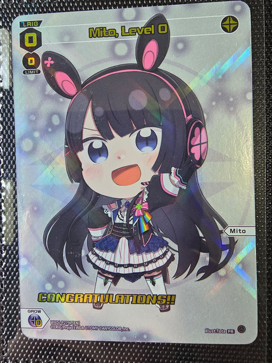 Mito, Level 0 (Congrats) (Chibi) Foil - Wixoss Promos