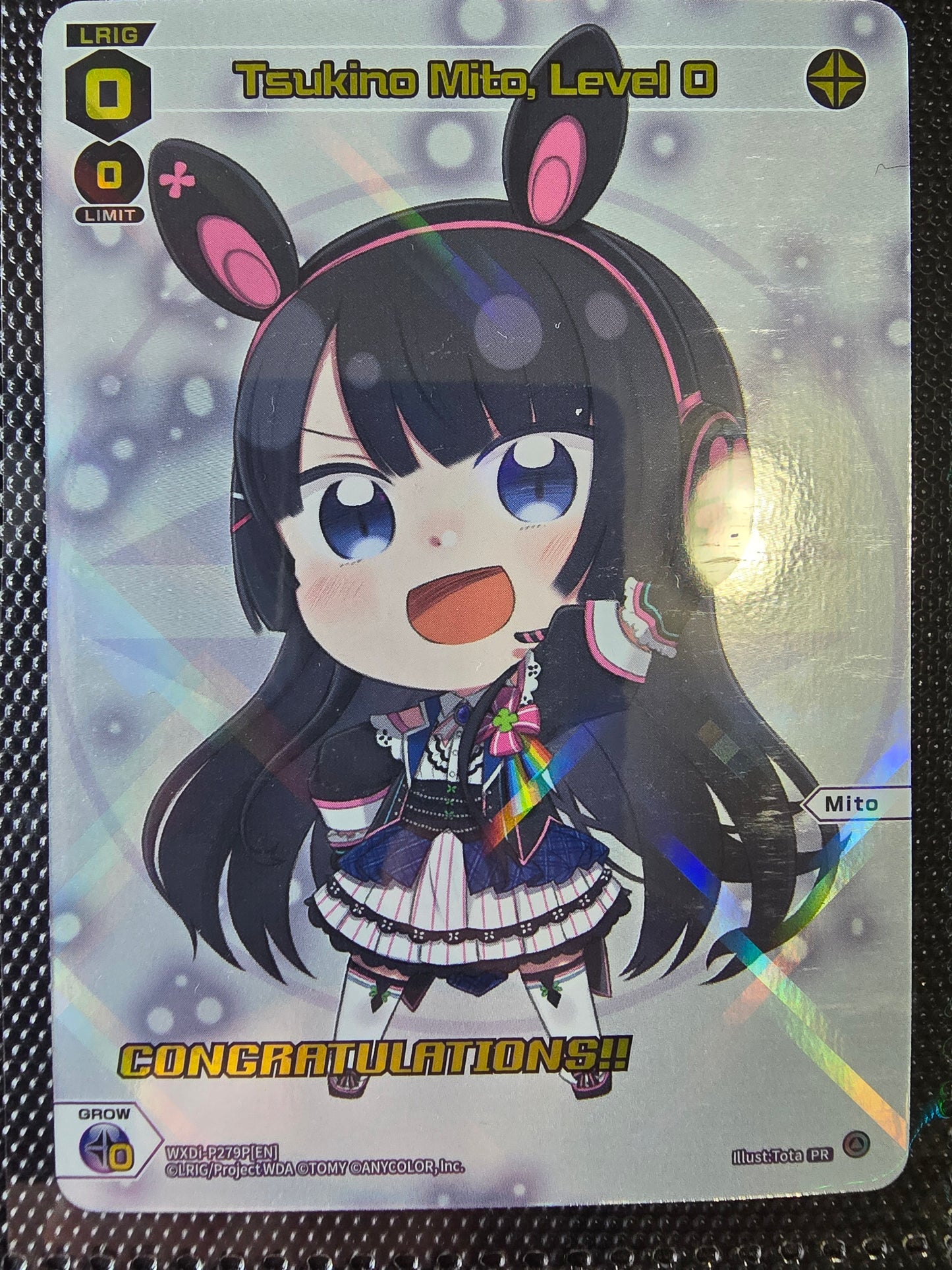 Tsukino Mito, Level 0 (Congrats) (Chibi) Foil - Wixoss Promos