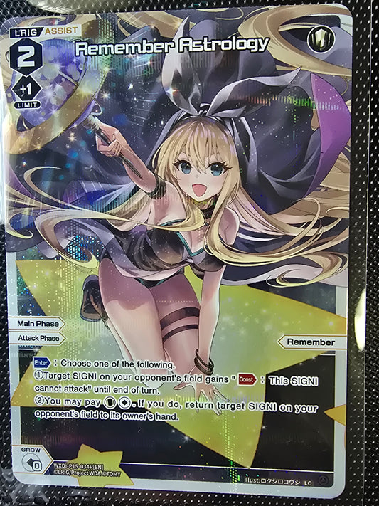 Remember Astrology (Parallel Foil) - Wixoss Divisions Diva